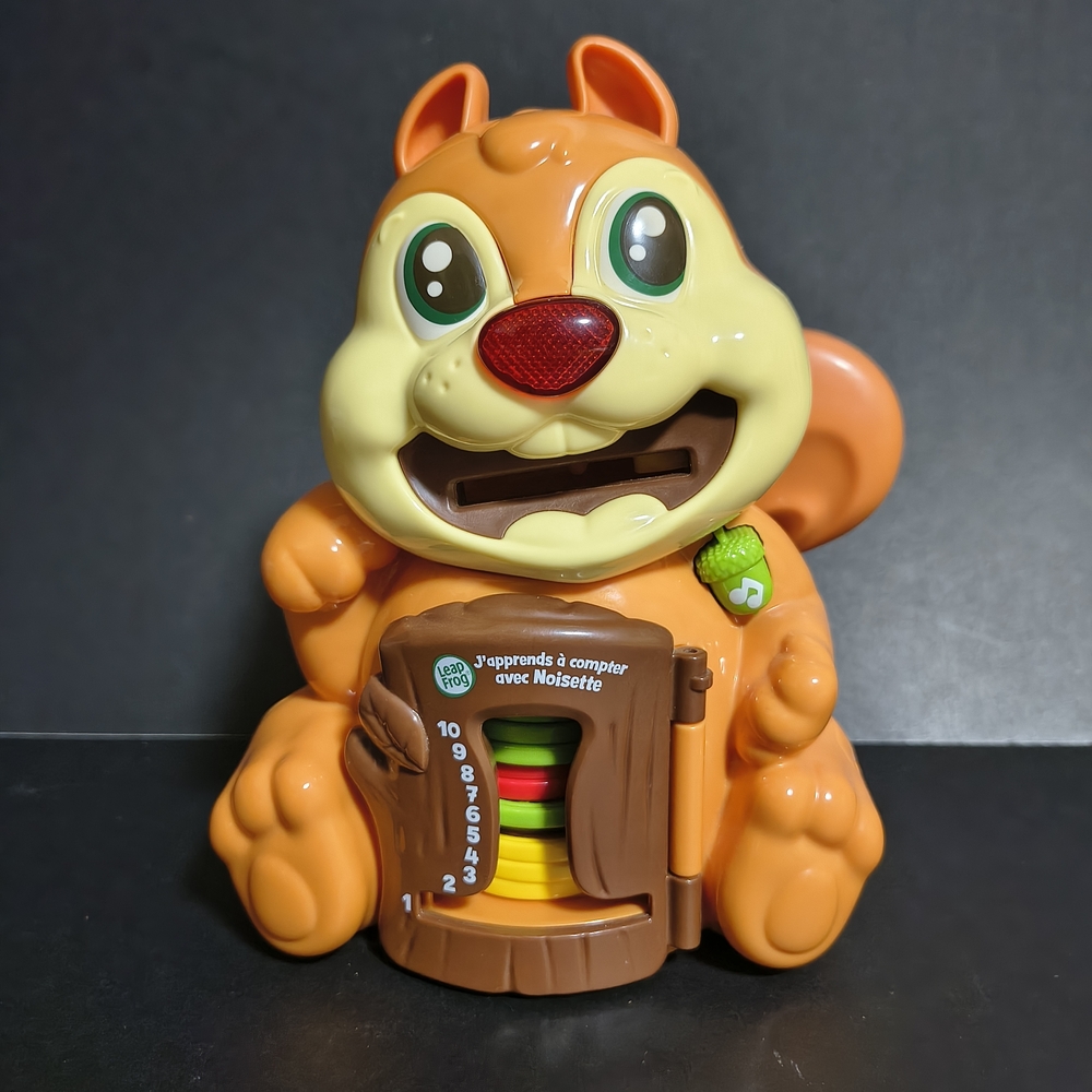 LeapFrog Number Crunchin' Squirrel Interactive Toy French